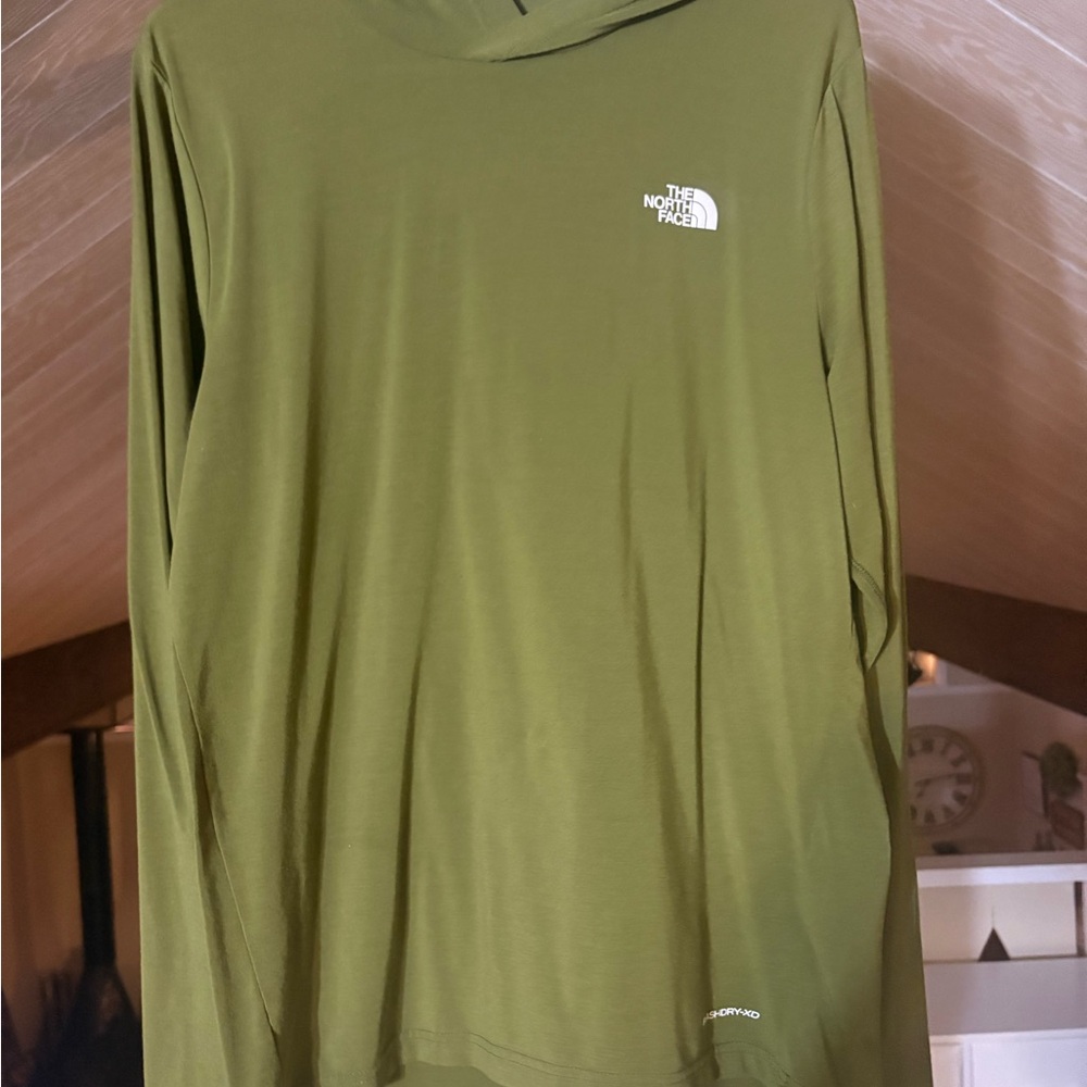 The North Face Green Long Sleeve Tee